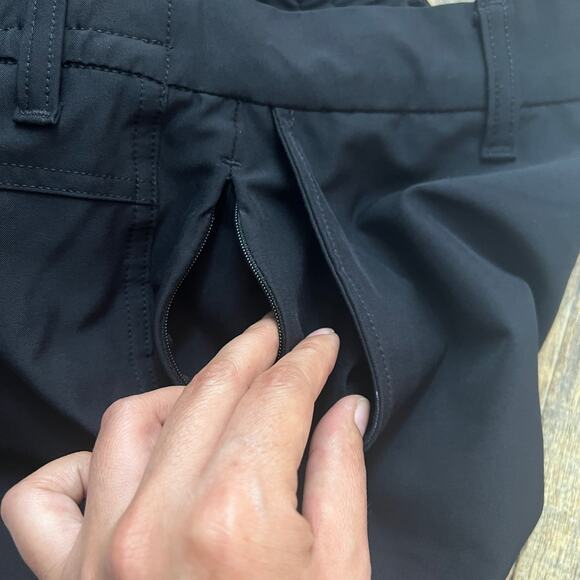 Marc New York Andrew Marc Black Stretch Pants 34x32 Mens Slim Fit Trousers - Picture 13 of 14